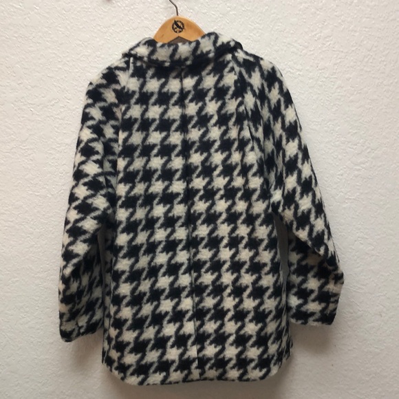 Mango Black and White Houndstooth Coat - Picture 8 of 8